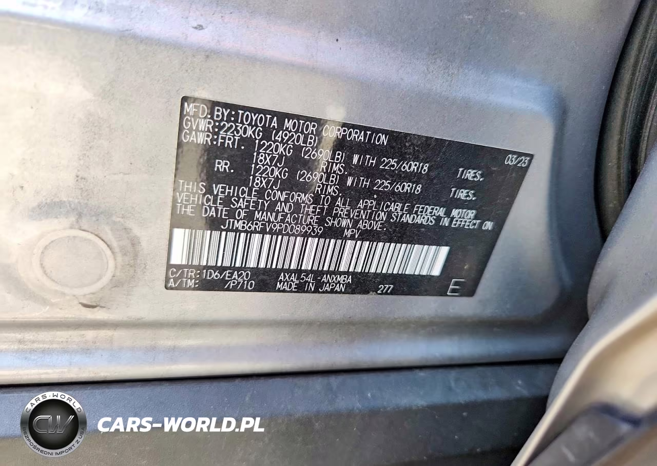 2023 Toyota Rav4 Xle Premium VIN:JTMB6RFV9PD089939 - 14