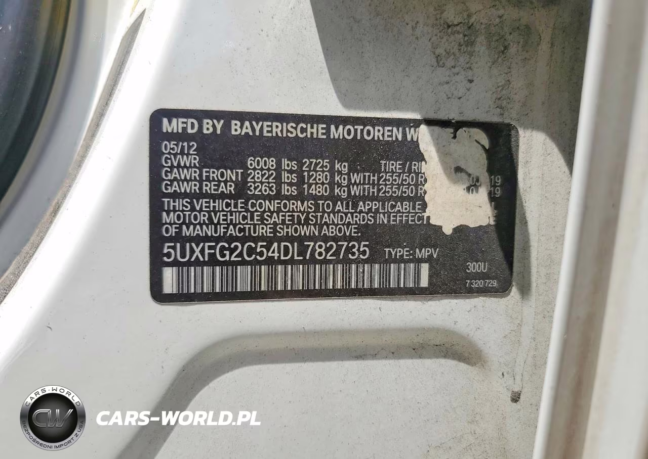 2013 BMW X6 xDrive35I VIN:5UXFG2C54DL782735 - 13