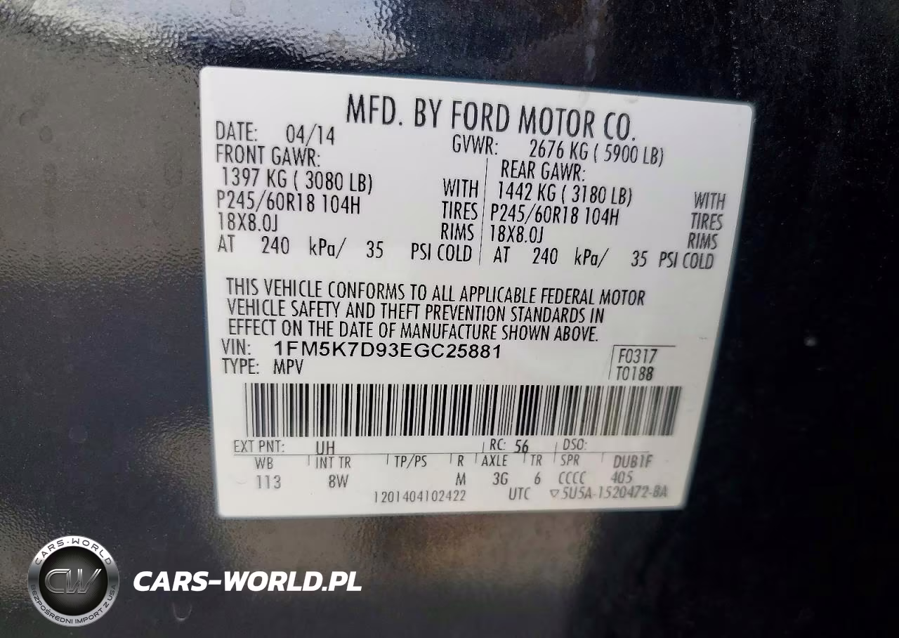 2014 Ford Explorer Xlt VIN:1FM5K7D93EGC25881 - 13