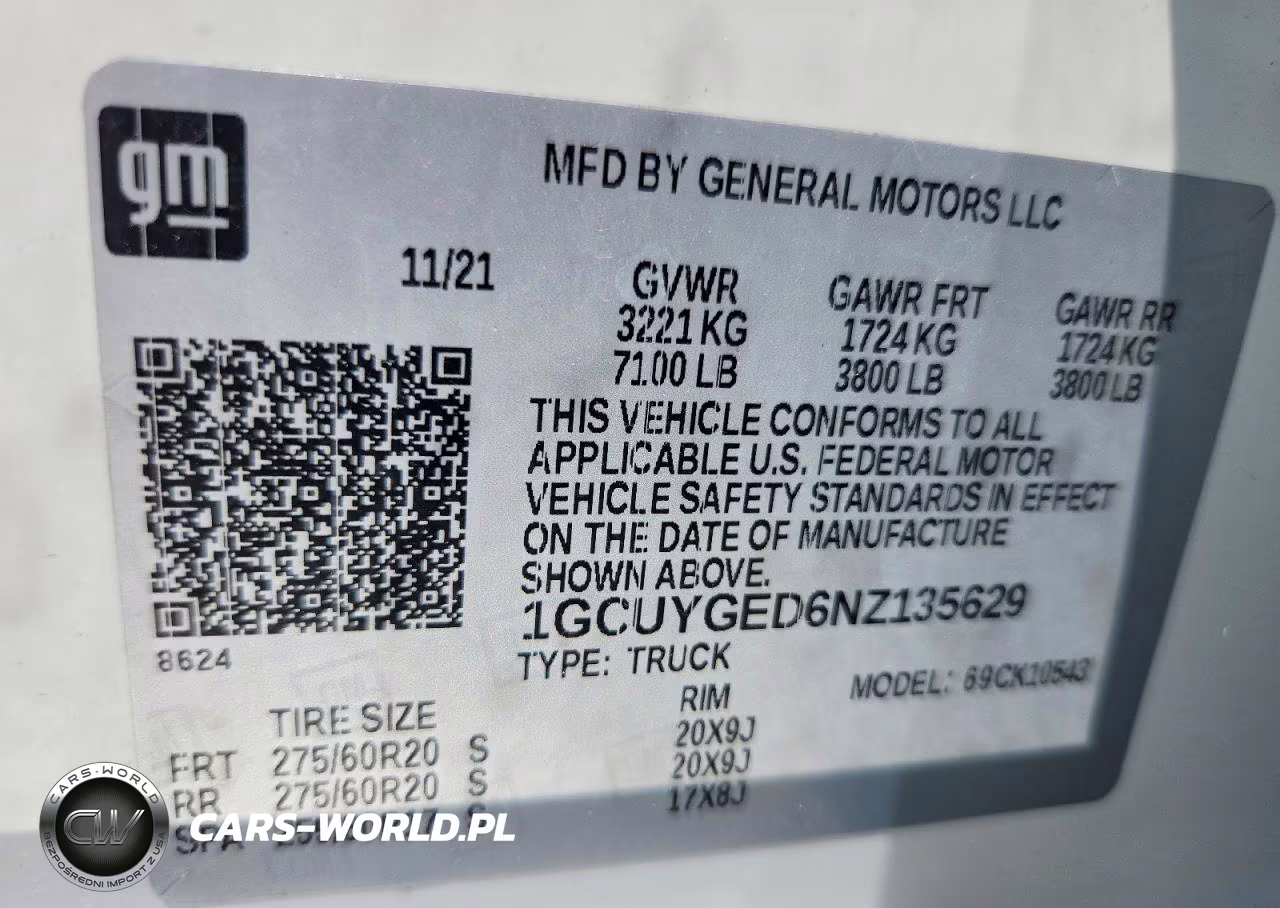 2022 Chevrolet Silverado Ltd K1500 Ltz VIN:1GCUYGED6NZ135629 - 12