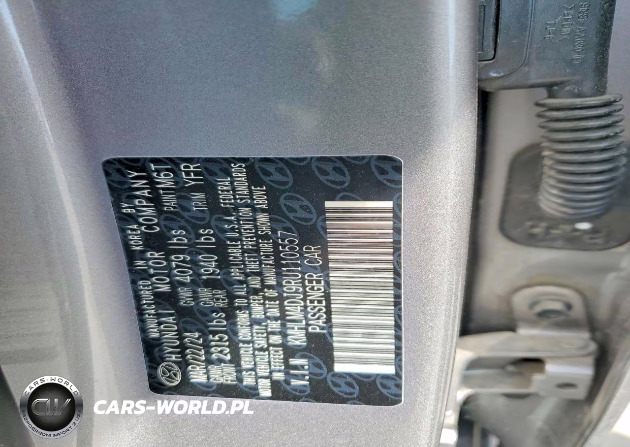 2024 Hyundai Elantra Blue VIN:KMHLM4DJ9RU110557 - 12