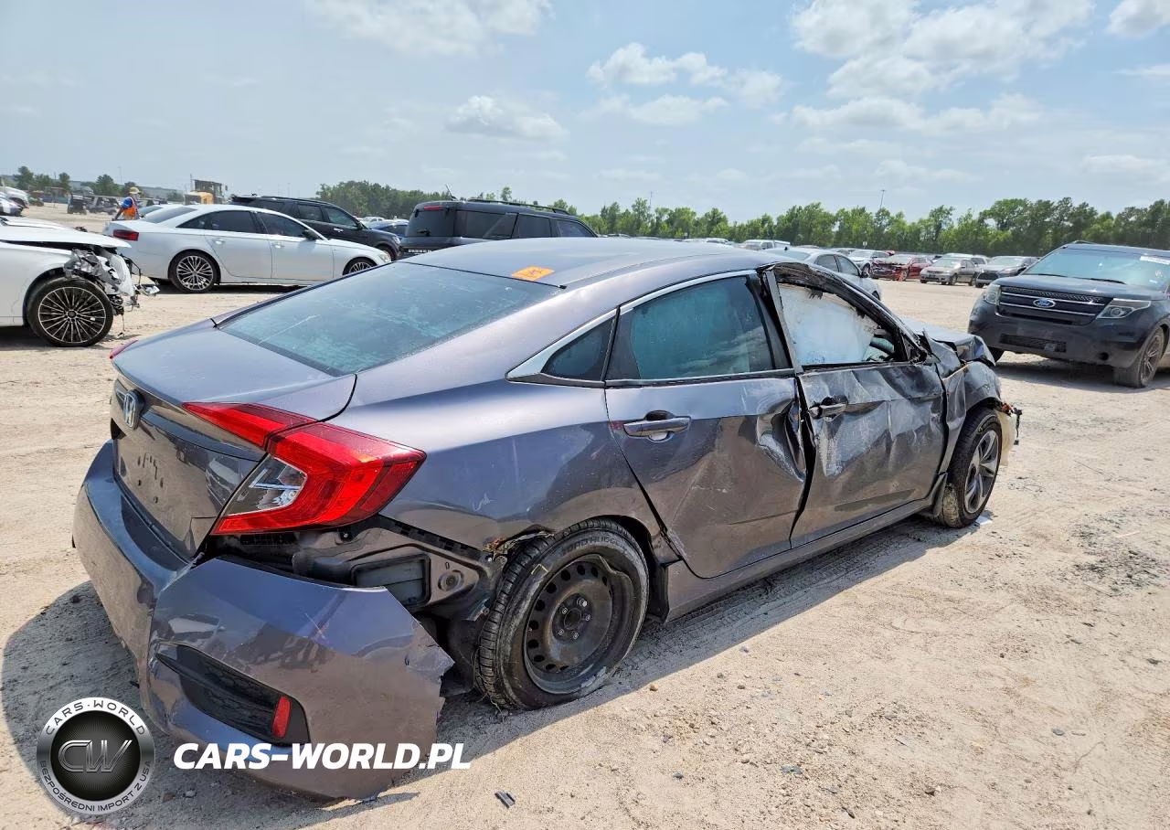 2019 Honda Civic Lx VIN:19XFC2F69KE032108 - 3