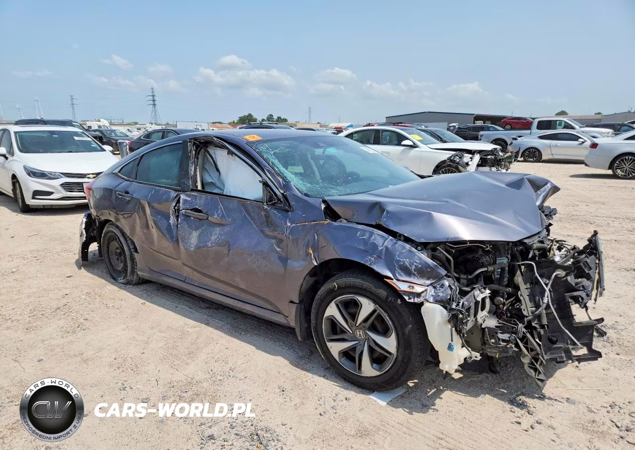 2019 Honda Civic Lx VIN:19XFC2F69KE032108 - 4