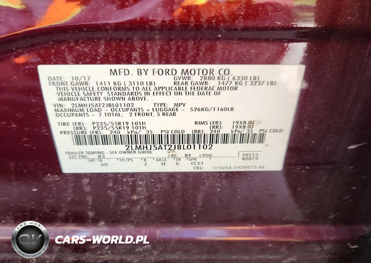 2018 Lincoln Mkt VIN:2LMHJ5AT2JBL01102 - 13