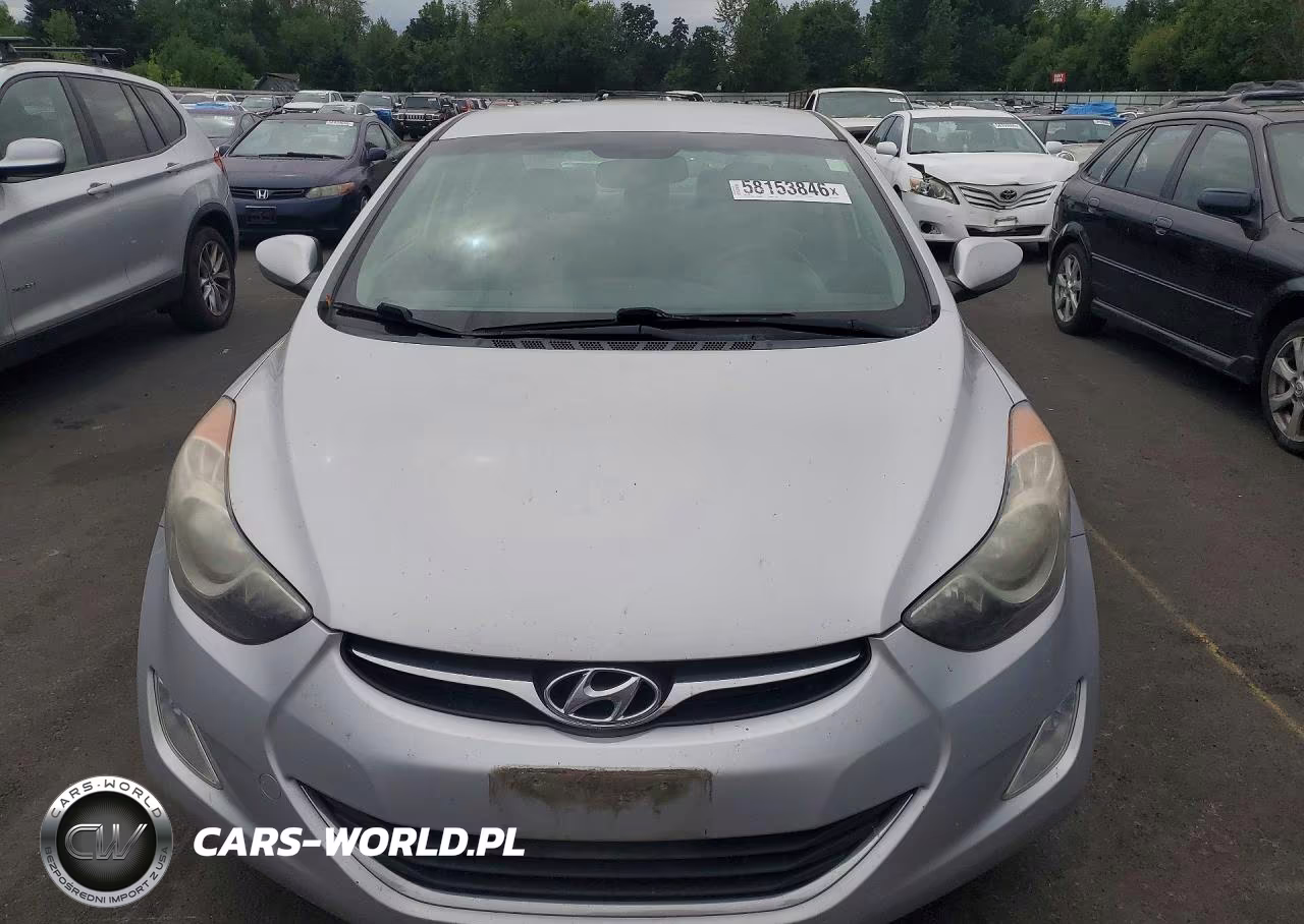 2013 Hyundai Elantra Gls VIN:KMHDH4AE3DU651273 - 5