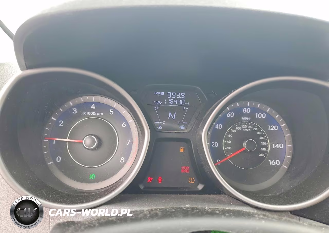 2013 Hyundai Elantra Gls VIN:KMHDH4AE3DU651273 - 9