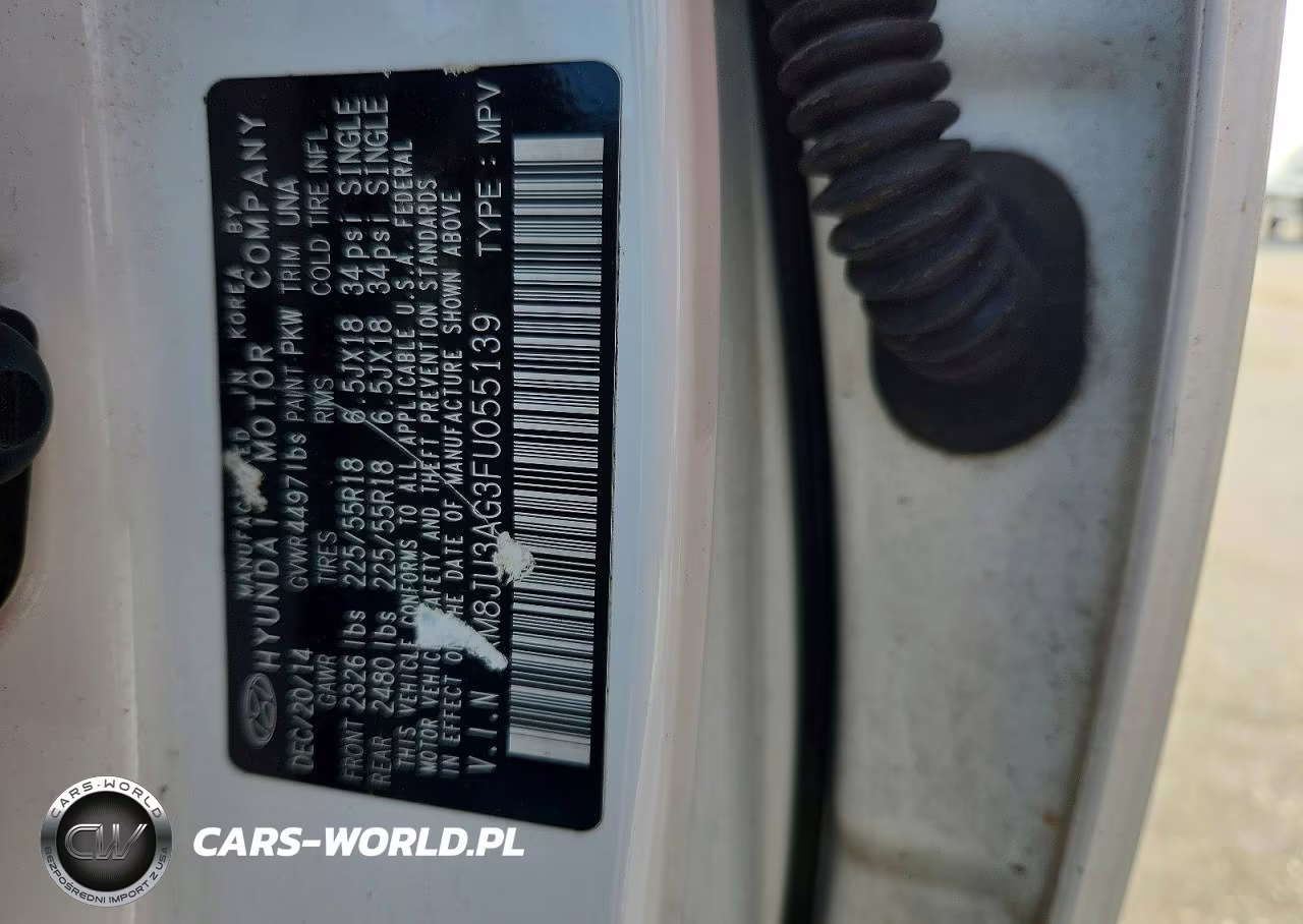 2015 Hyundai Tucson Limited VIN:KM8JU3AG3FU055139 - 12