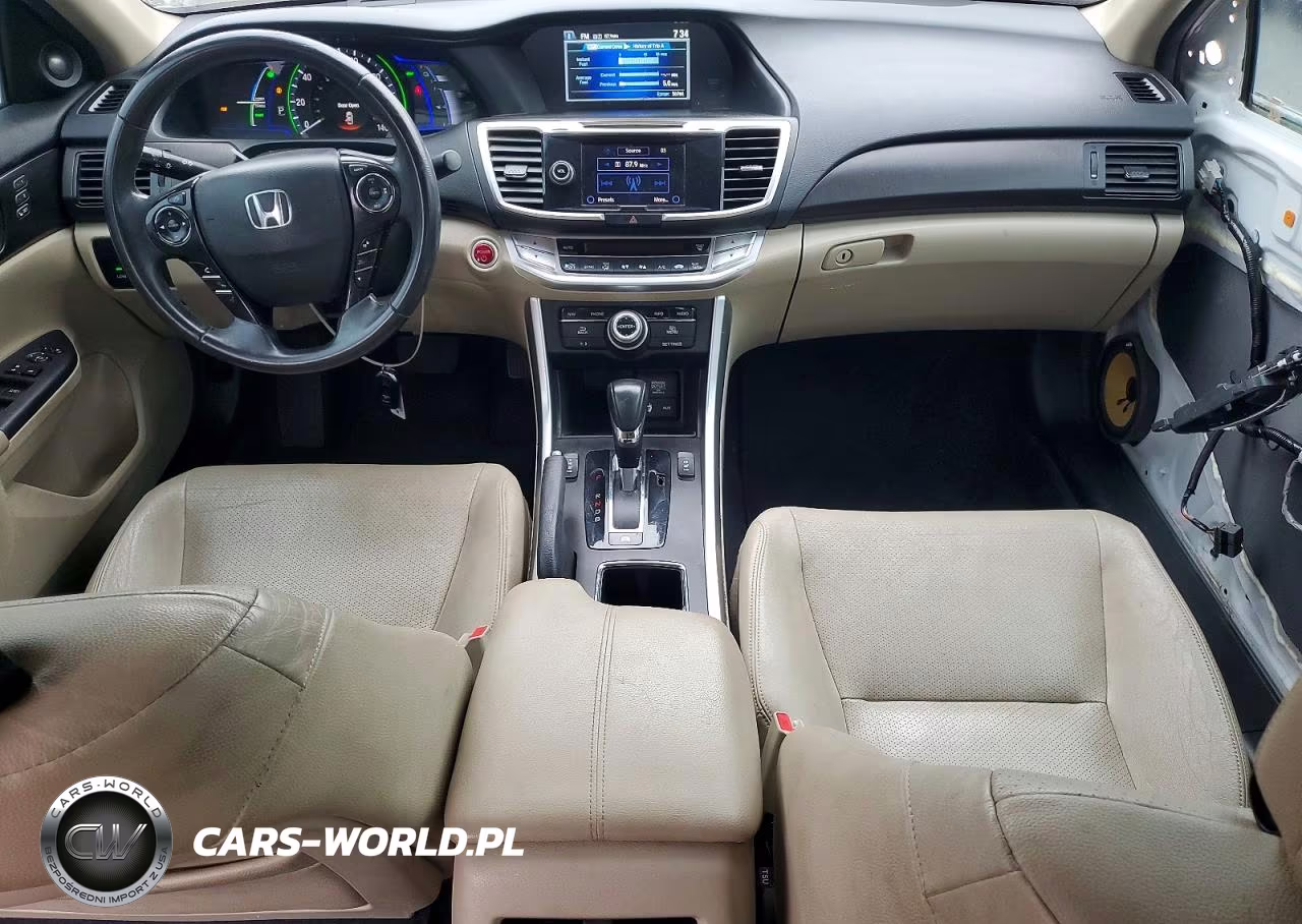 2014 Honda Accord Touring Hybrid VIN:1HGCR6F75EA007619 - 8