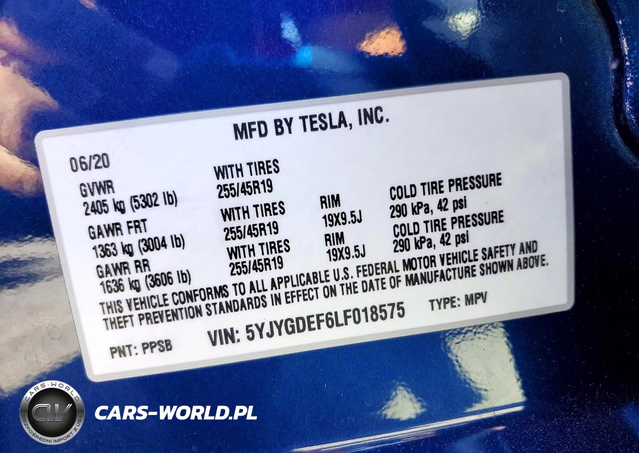 2020 Tesla Model Y VIN:5YJYGDEF6LF018575 - 12