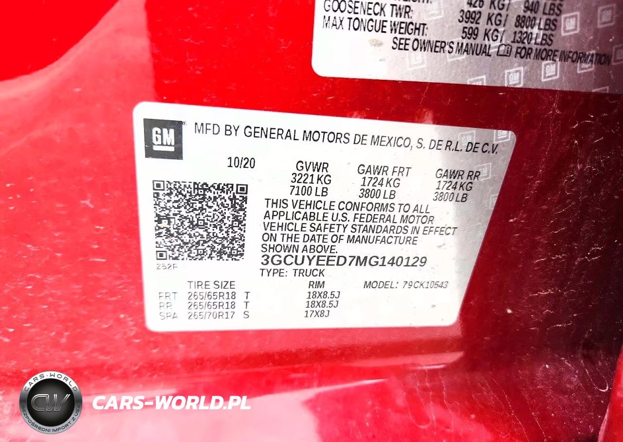 2021 Chevrolet Silverado K1500 Rst VIN:3GCUYEED7MG140129 - 12