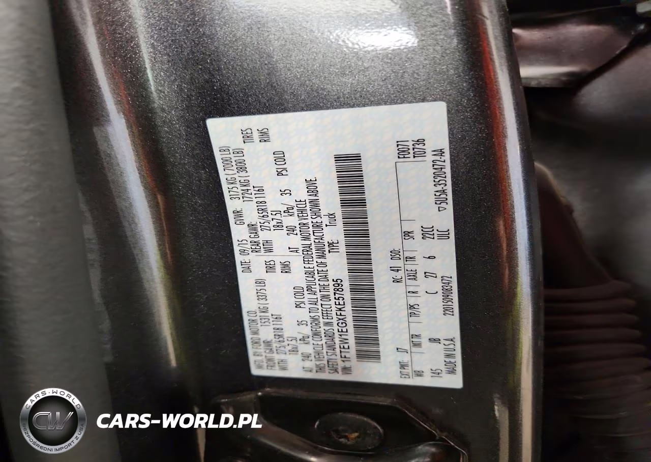 2015 Ford F150 Supercrew VIN:1FTEW1EGXFKE57895 - 12