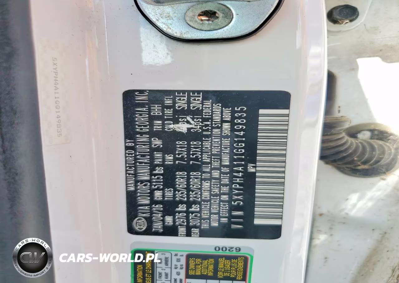 2016 Kia Sorento Ex VIN:5XYPH4A11GG149835 - 13