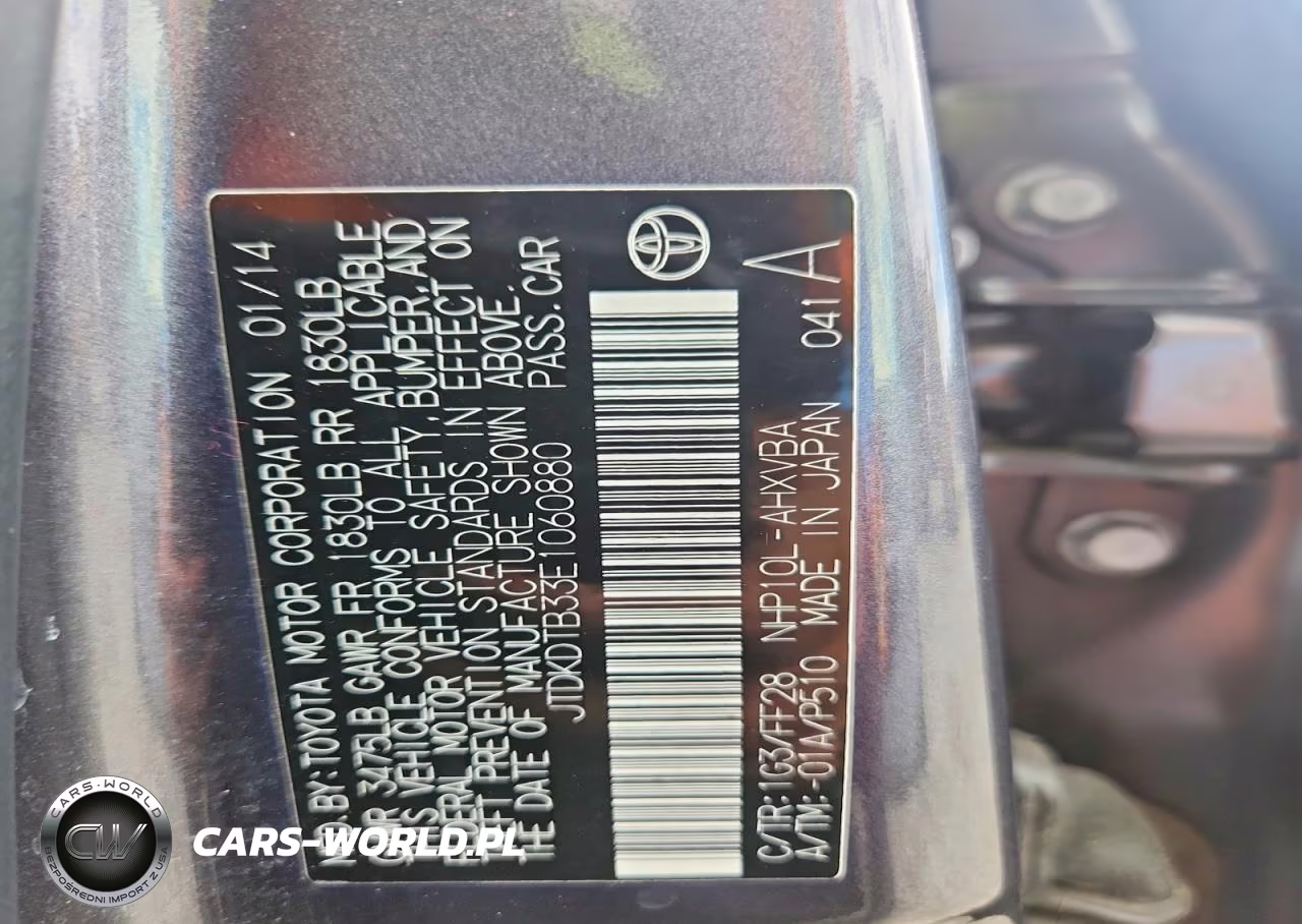 2014 Toyota Prius C Two VIN:JTDKDTB33E1060880 - 12