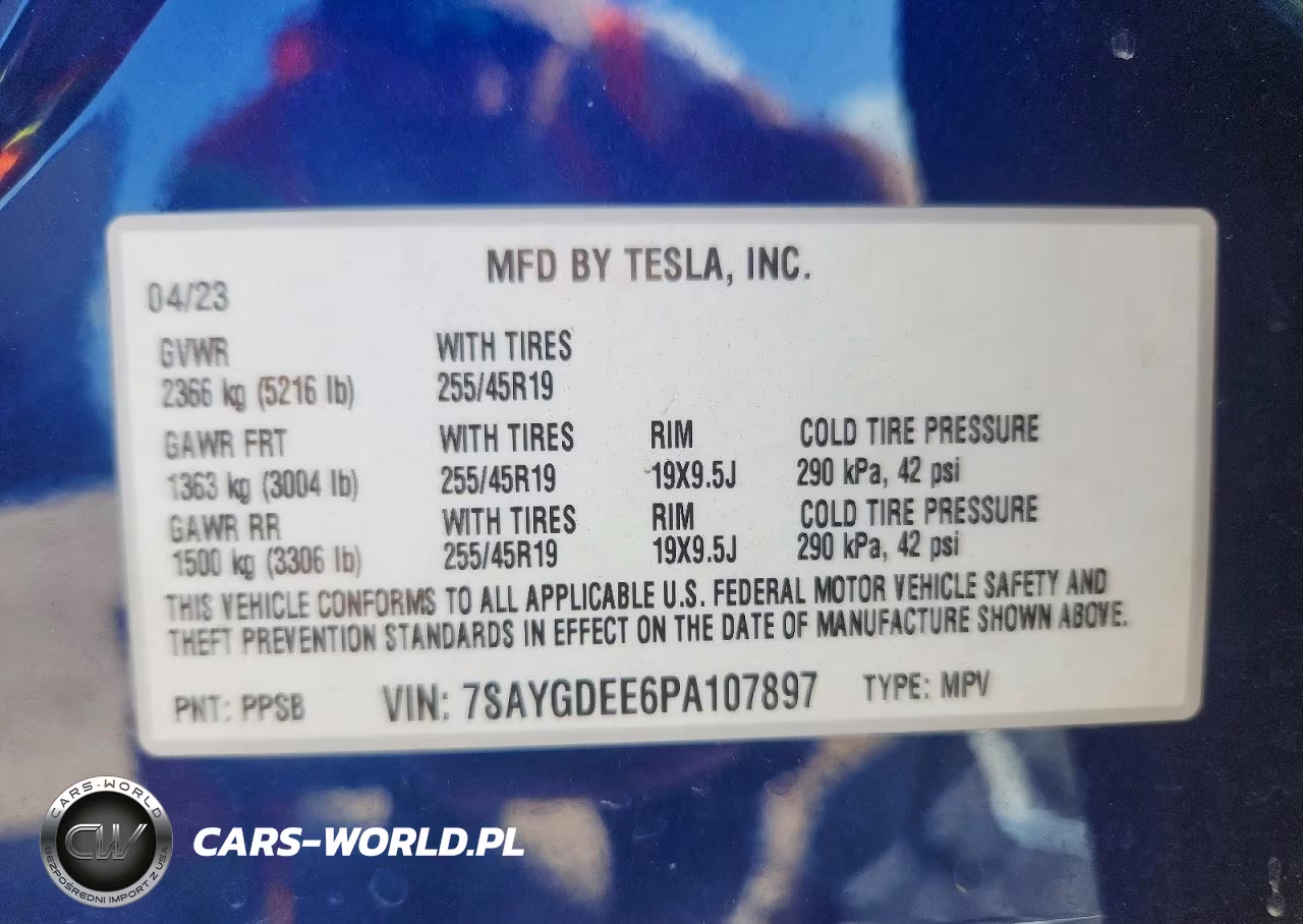 2023 Tesla Model Y VIN:7SAYGDEE6PA107897 - 13
