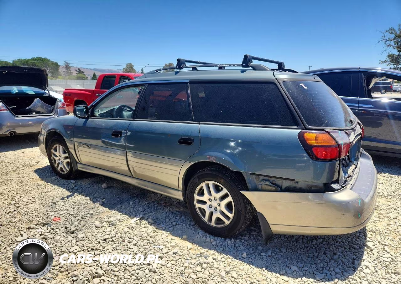 2000 Subaru Legacy Outback Awp VIN:4S3BH6754Y6668513 - 2