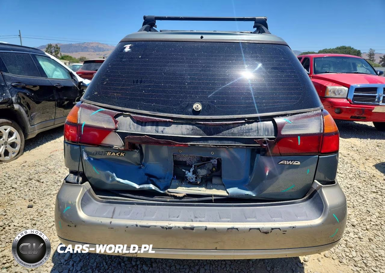 2000 Subaru Legacy Outback Awp VIN:4S3BH6754Y6668513 - 6