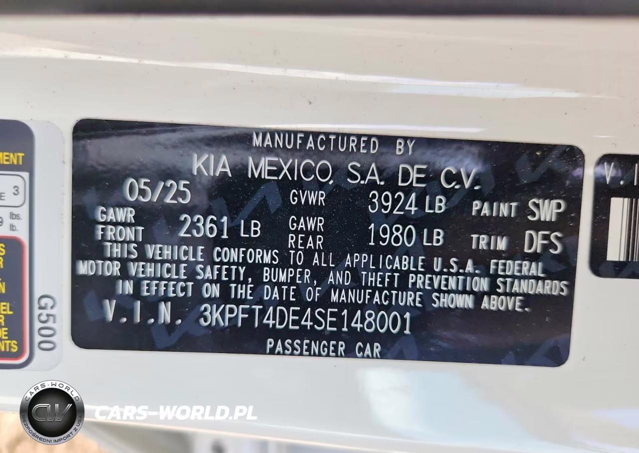 2025 Kia K4 Lxs VIN:3KPFT4DE4SE148001 - 13