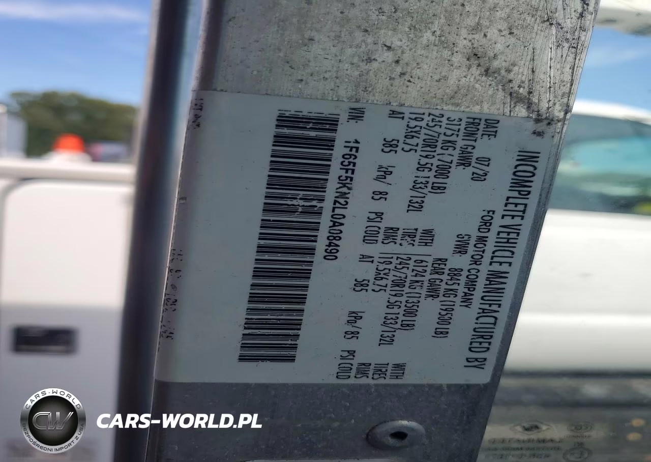 2020 Ford F59 Delivery Van VIN:1F65F5KN2L0A08490 - 14
