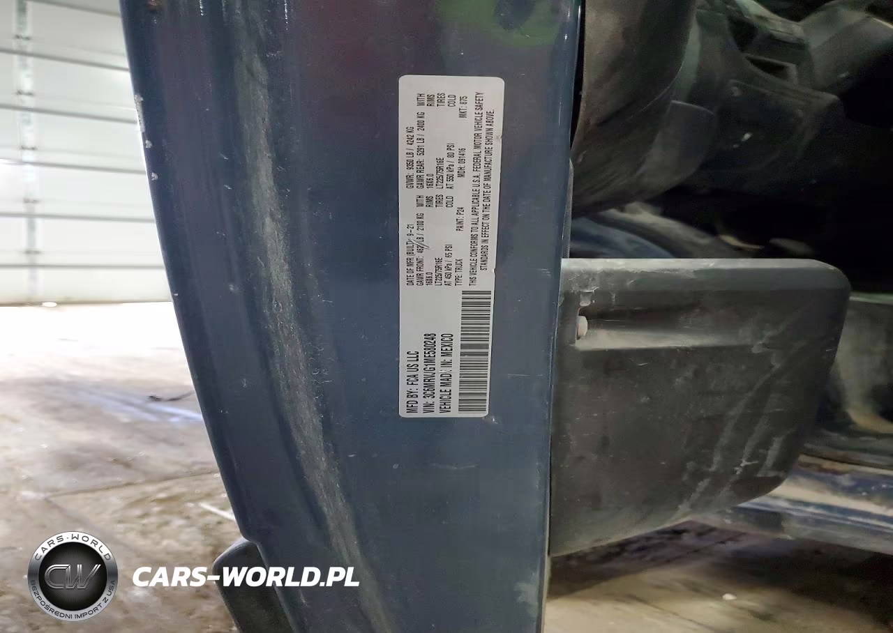 2021 Ram Promaster 3500 Delivery Van VIN:3C6MRVJG1ME580248 - 13