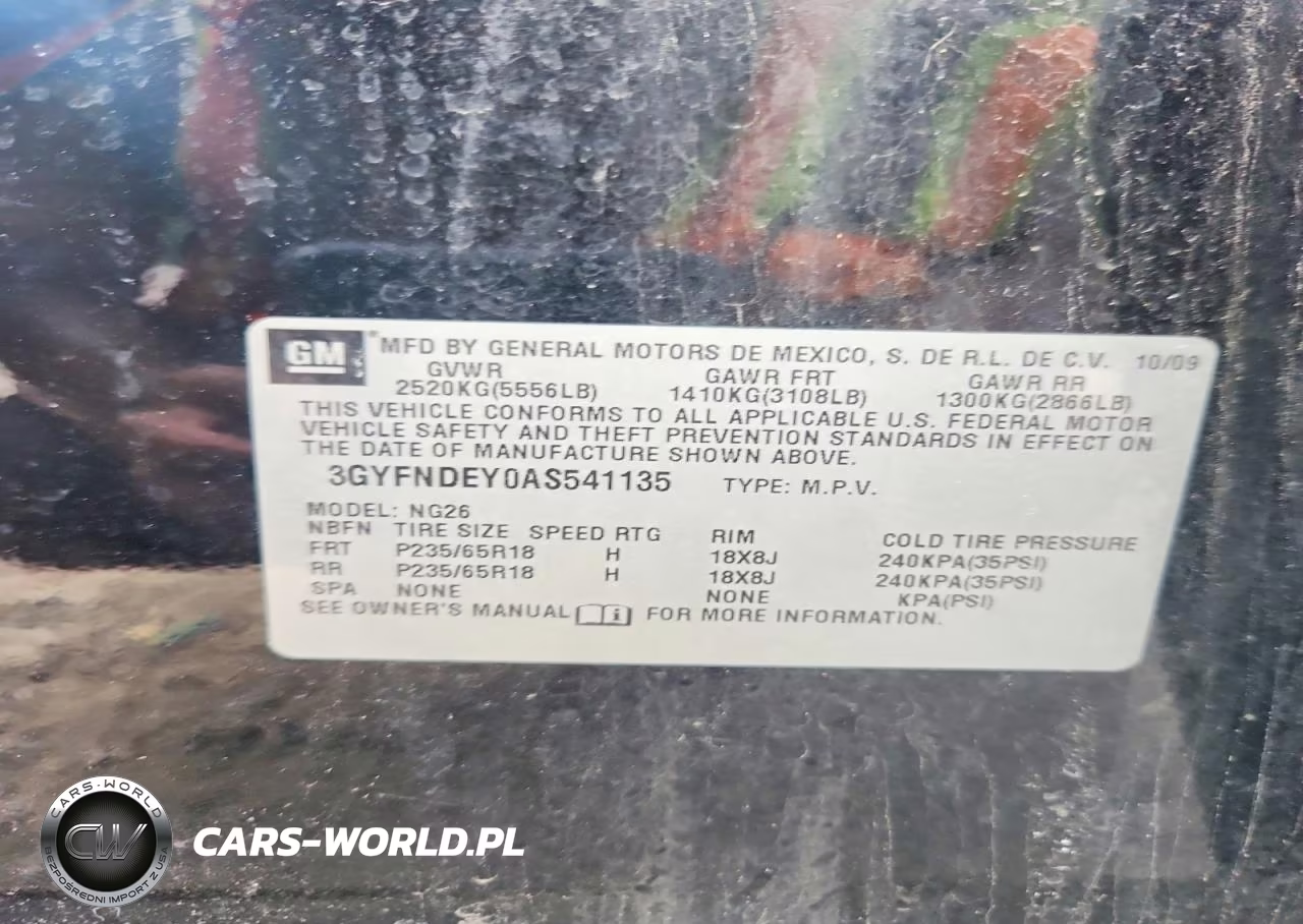 2010 Cadillac Srx Luxury Collection VIN:3GYFNDEY0AS541135 - 13