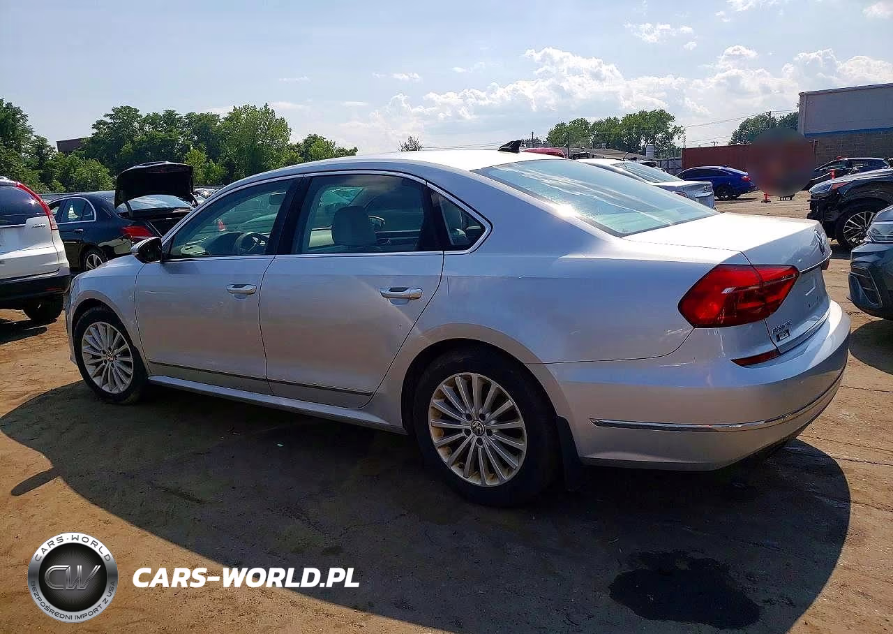 2016 Volkswagen Passat VIN:1VWBT7A38GC020598 - 2