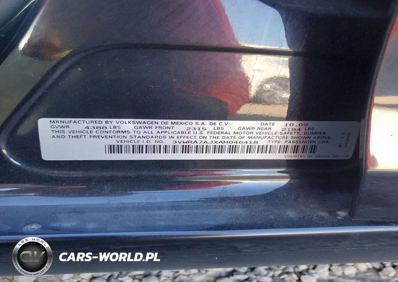 2010 Volkswagen Jetta Wolfsburg VIN:3VWRA7AJXAM046418 - 12