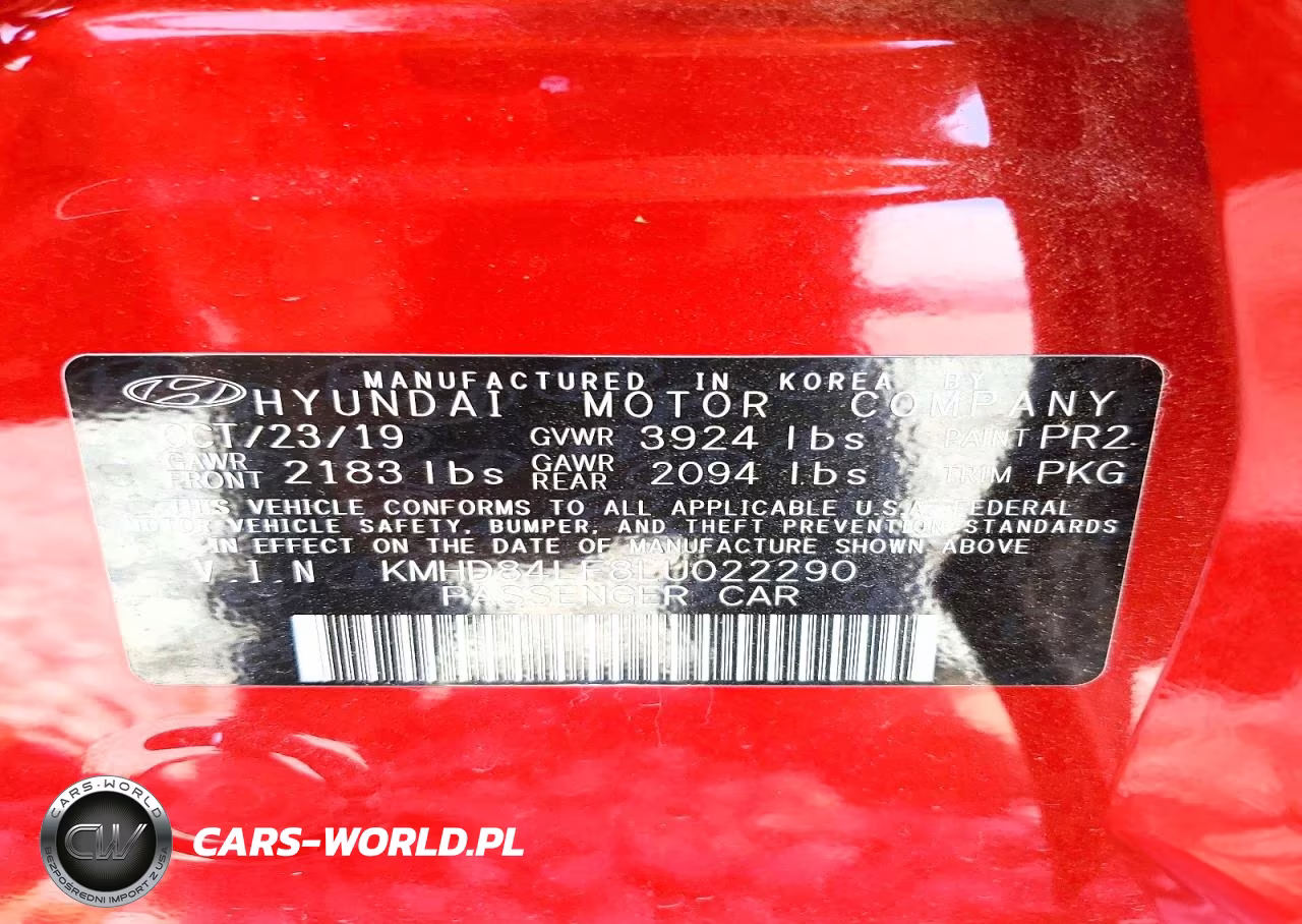 2020 Hyundai Elantra Sel VIN:KMHD84LF8LU022290 - 13