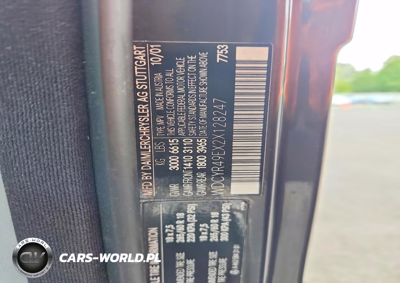2002 Mercedes-Benz G 500 VIN:WDCYR49EX2X128247 - 12