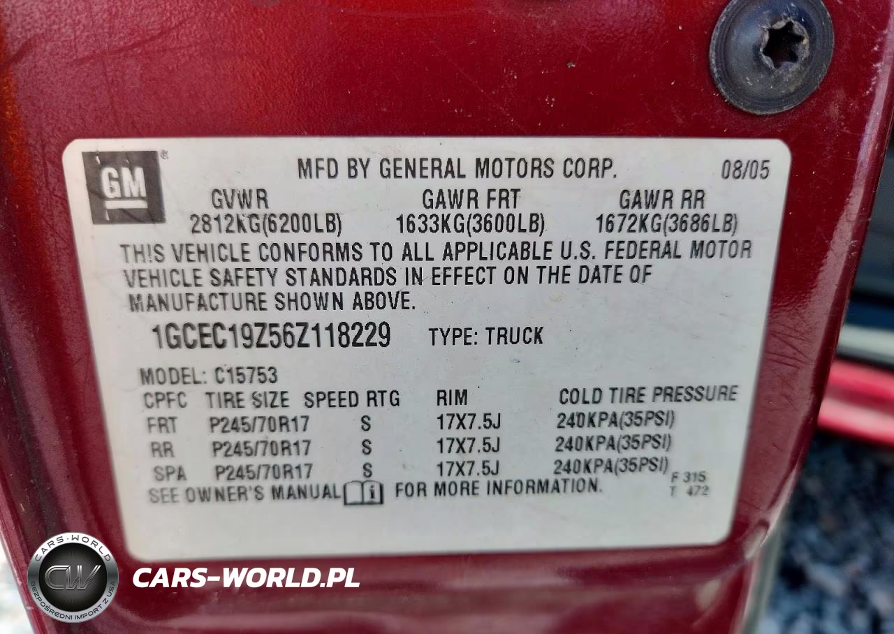 2006 Chevrolet Silverado C1500 VIN:1GCEC19Z56Z118229 - 13