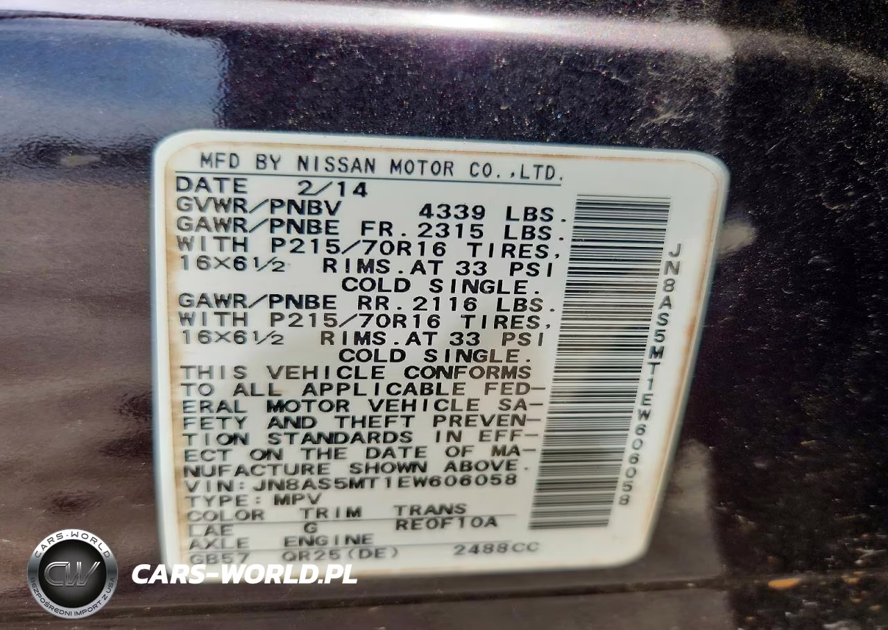 2014 Nissan Rogue Select S VIN:JN8AS5MT1EW606058 - 13