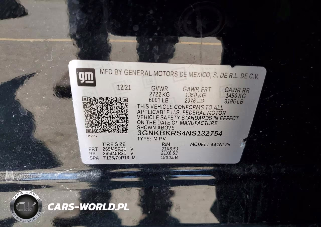2022 Chevrolet Blazer Rs VIN:3GNKBKRS4NS132754 - 14