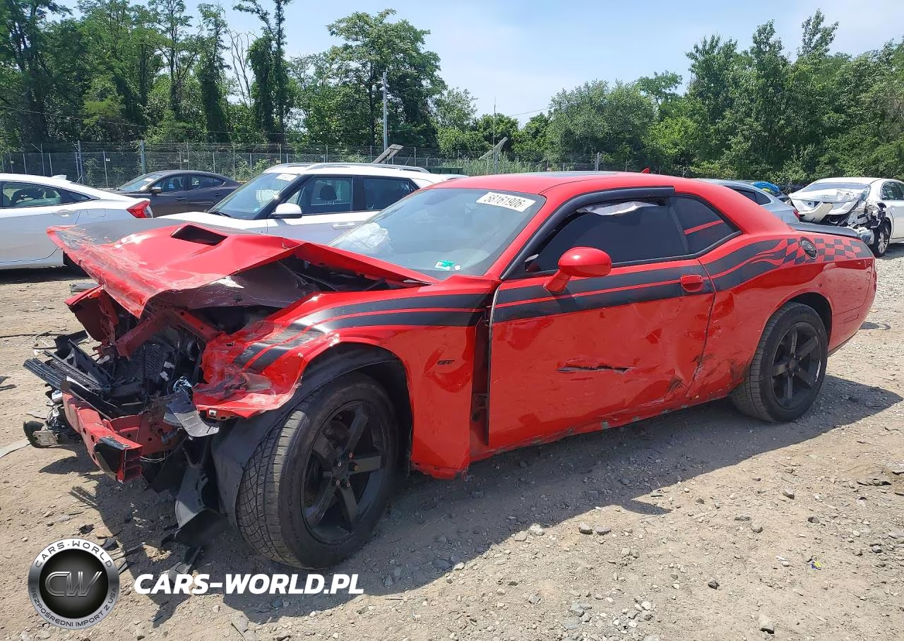 2017 Dodge Challenger Gt VIN:2C3CDZGG2HH555987 - 1