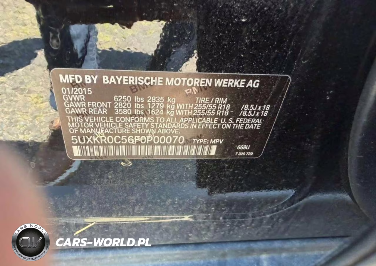2015 BMW X5 xDrive35I VIN:5UXKR0C56F0P00070 - 11