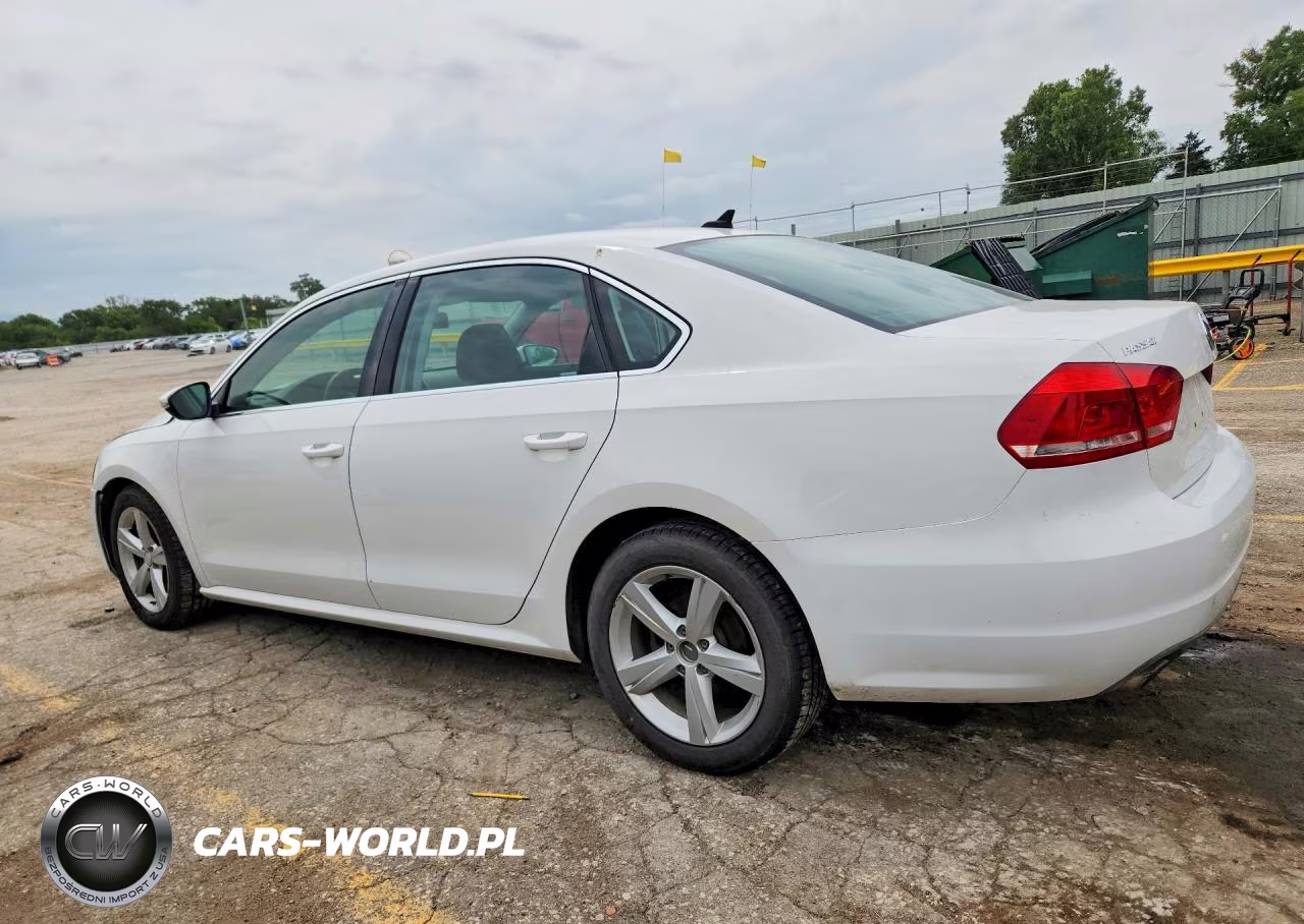2012 Volkswagen Passat Se VIN:1VWBP7A38CC004268 - 2