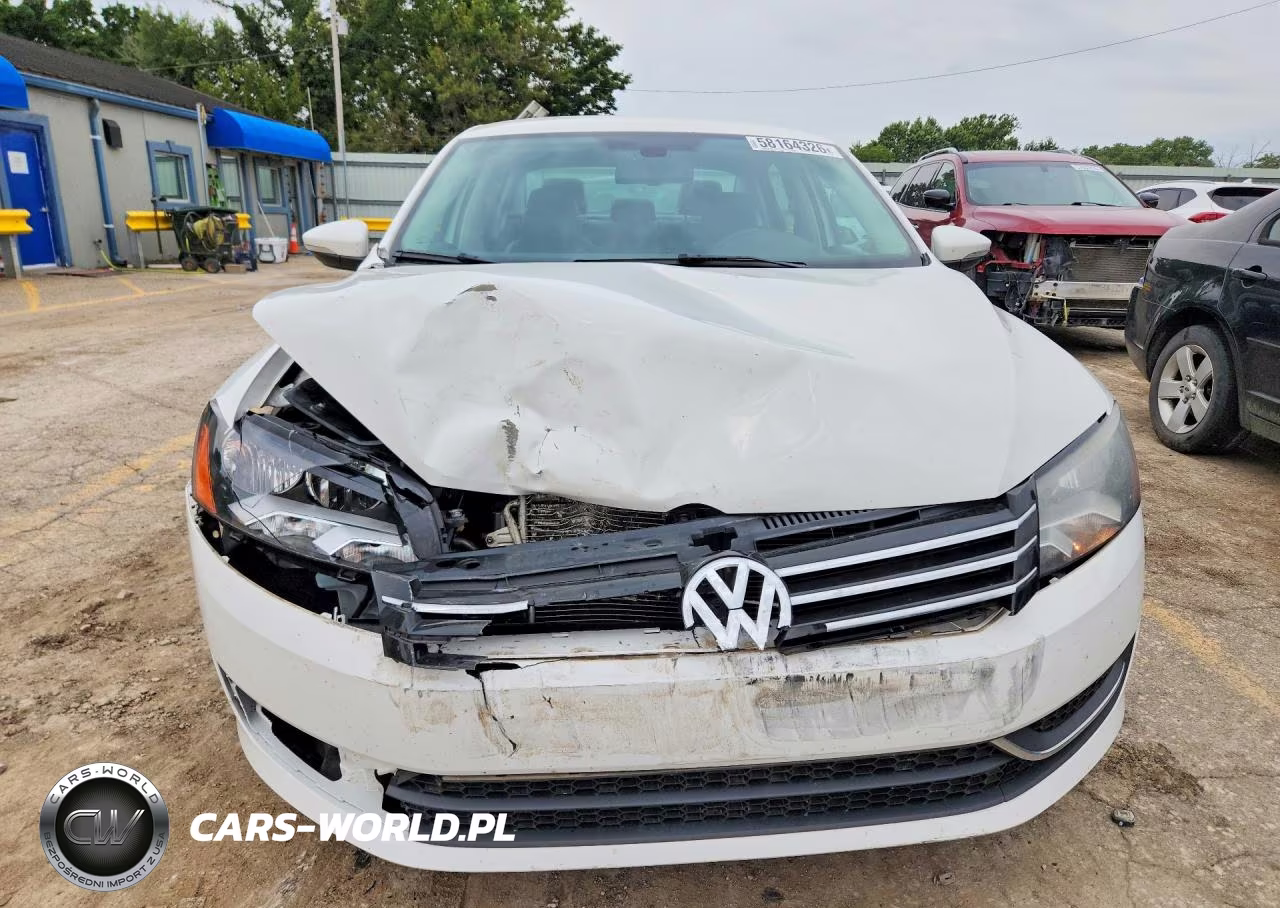2012 Volkswagen Passat Se VIN:1VWBP7A38CC004268 - 5