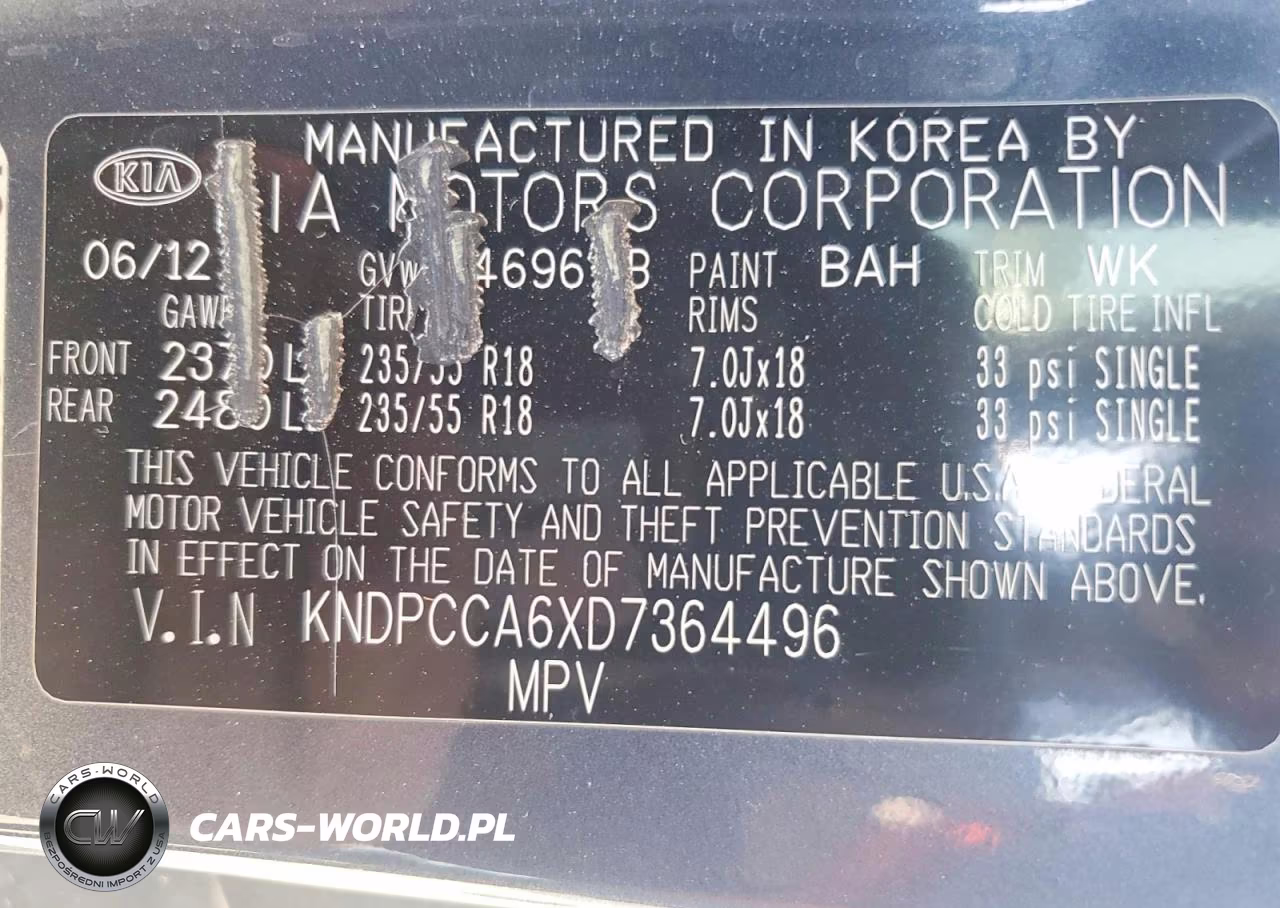 2013 Kia Sportage Ex VIN:KNDPCCA6XD7364496 - 14