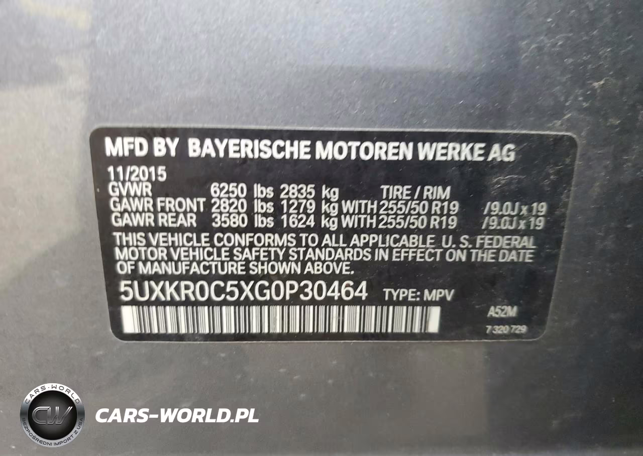 2016 BMW X5 xDrive35I VIN:5UXKR0C5XG0P30464 - 13