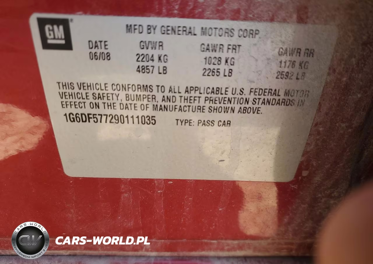 2009 Cadillac Cts VIN:1G6DF577290111035 - 12