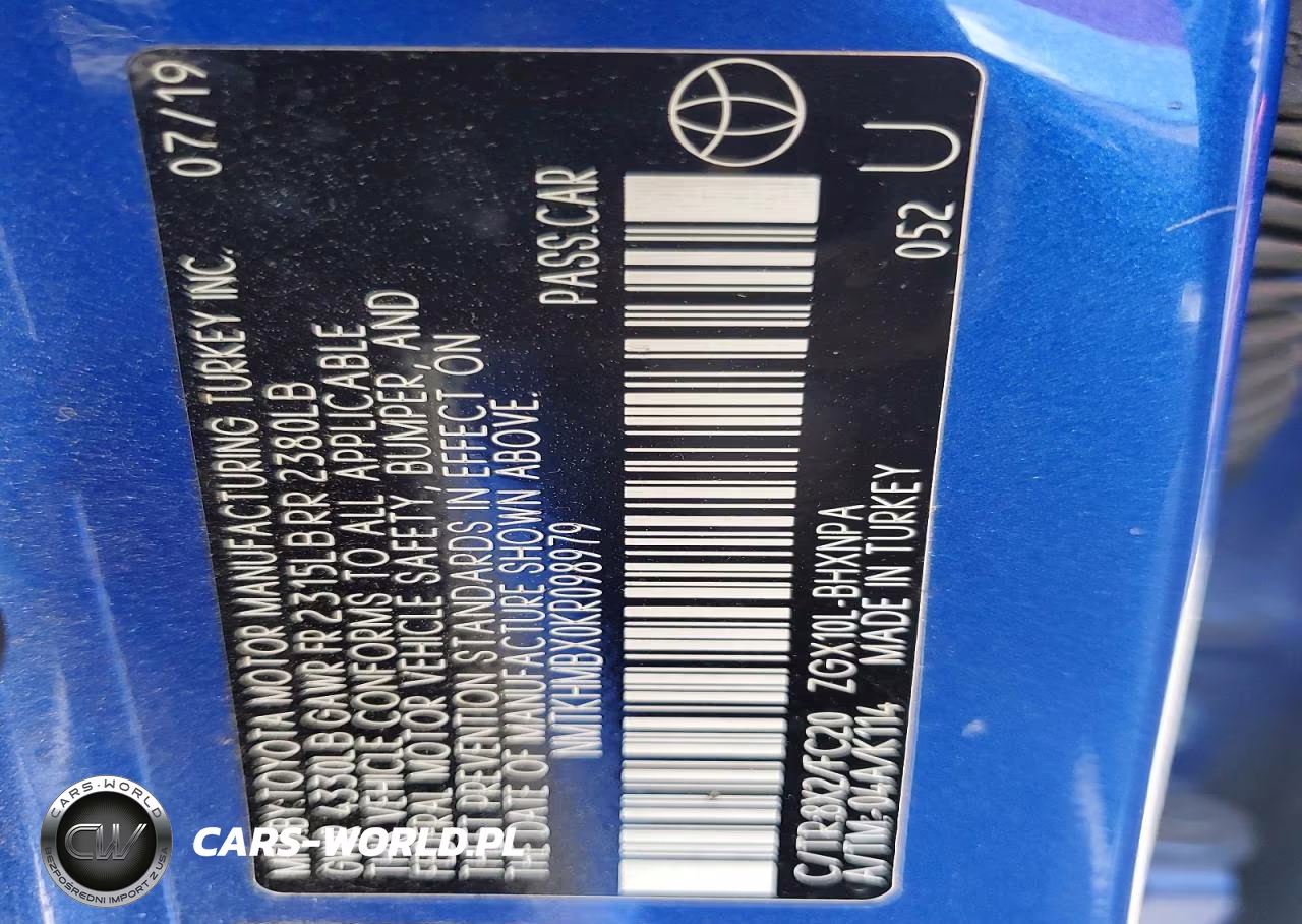 2019 Toyota C-Hr Le VIN:NMTKHMBX0KR098979 - 12