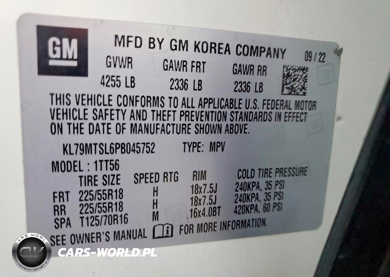 2023 Chevrolet Trailblazer Rs VIN:KL79MTSL6PB045752 - 13