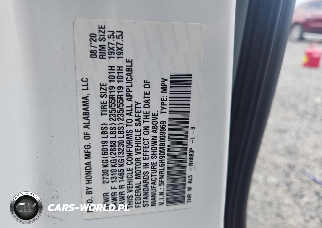 2021 Honda Odyssey Elite VIN:5FNRL6H90MB009969 - 13