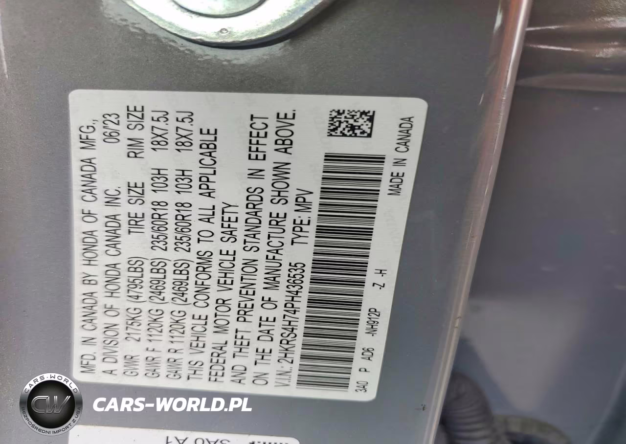 2023 Honda Cr-V Exl VIN:2HKRS4H74PH436535 - 13