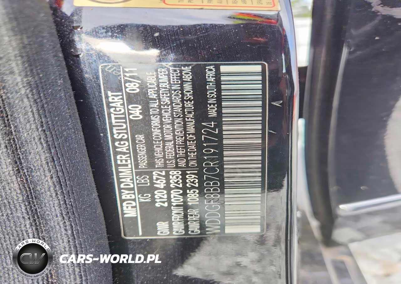 2012 Mercedes-Benz C 300 4Matic VIN:WDDGF8BB7CR191724 - 12