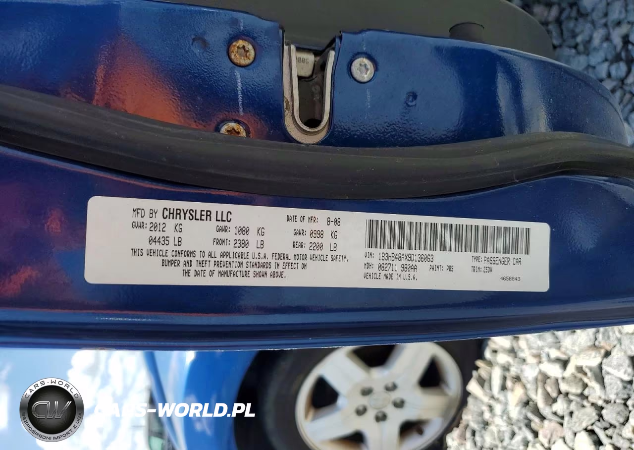 2009 Dodge Caliber Sxt VIN:1B3HB48AX9D136063 - 12