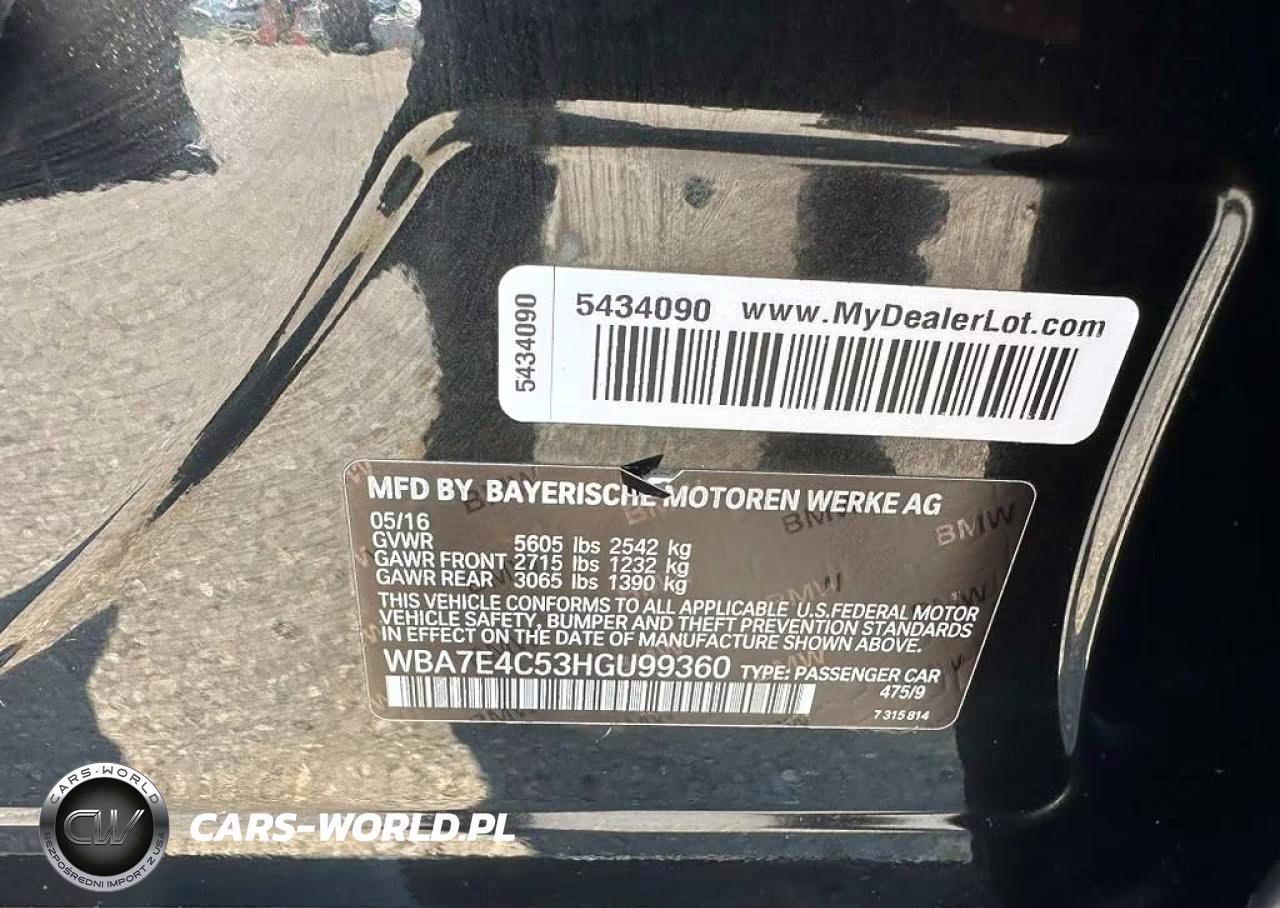 2017 BMW 740 Xi VIN:WBA7E4C53HGU99360 - 10