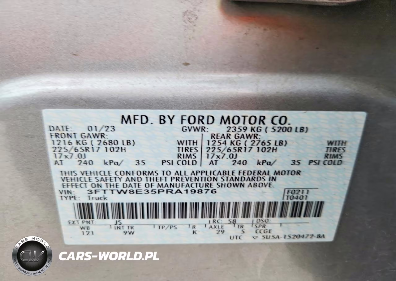 2023 Ford Maverick Xl VIN:3FTTW8E35PRA19876 - 13
