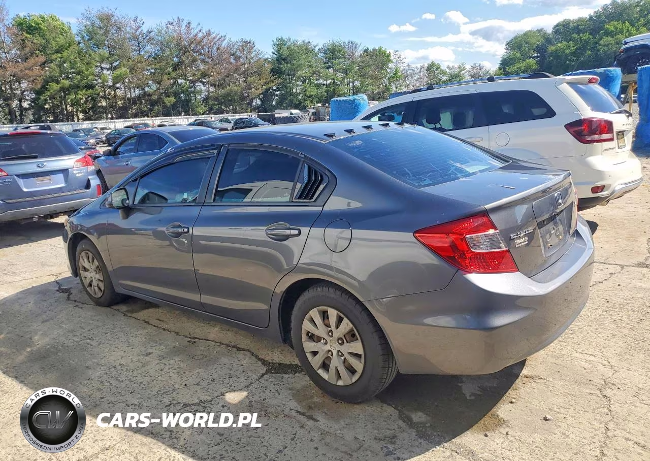 2012 Honda Civic Lx VIN:19XFB2F59CE022318 - 2