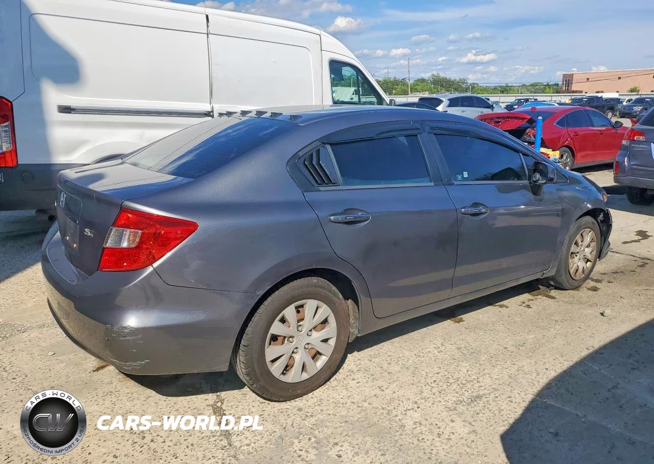 2012 Honda Civic Lx VIN:19XFB2F59CE022318 - 3