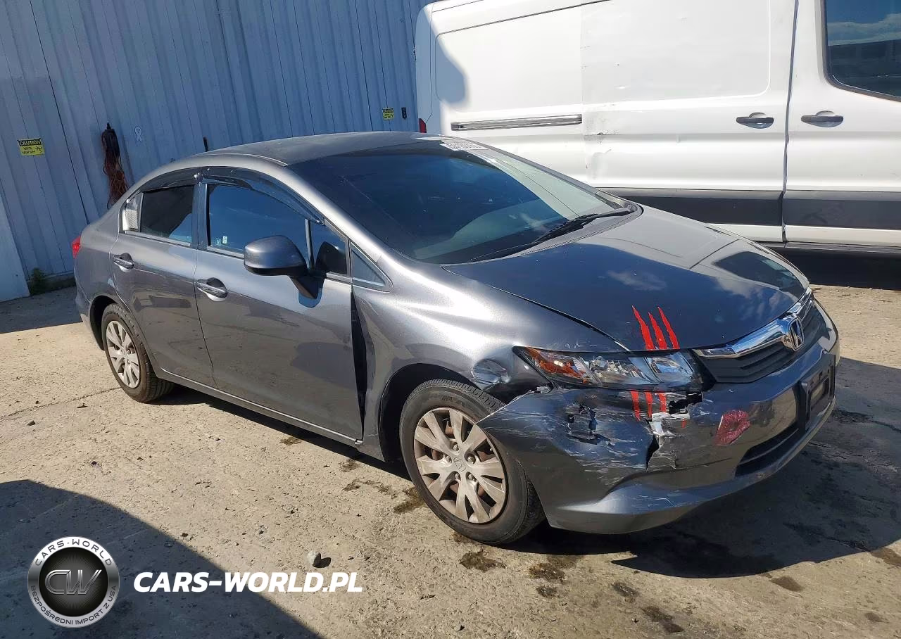 2012 Honda Civic Lx VIN:19XFB2F59CE022318 - 4