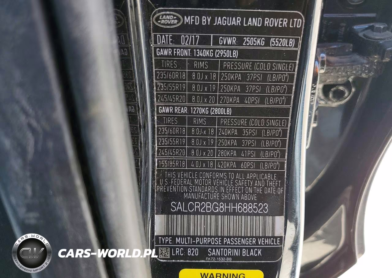 2017 Land Rover Discovery Sport Hse VIN:SALCR2BG8HH688523 - 13